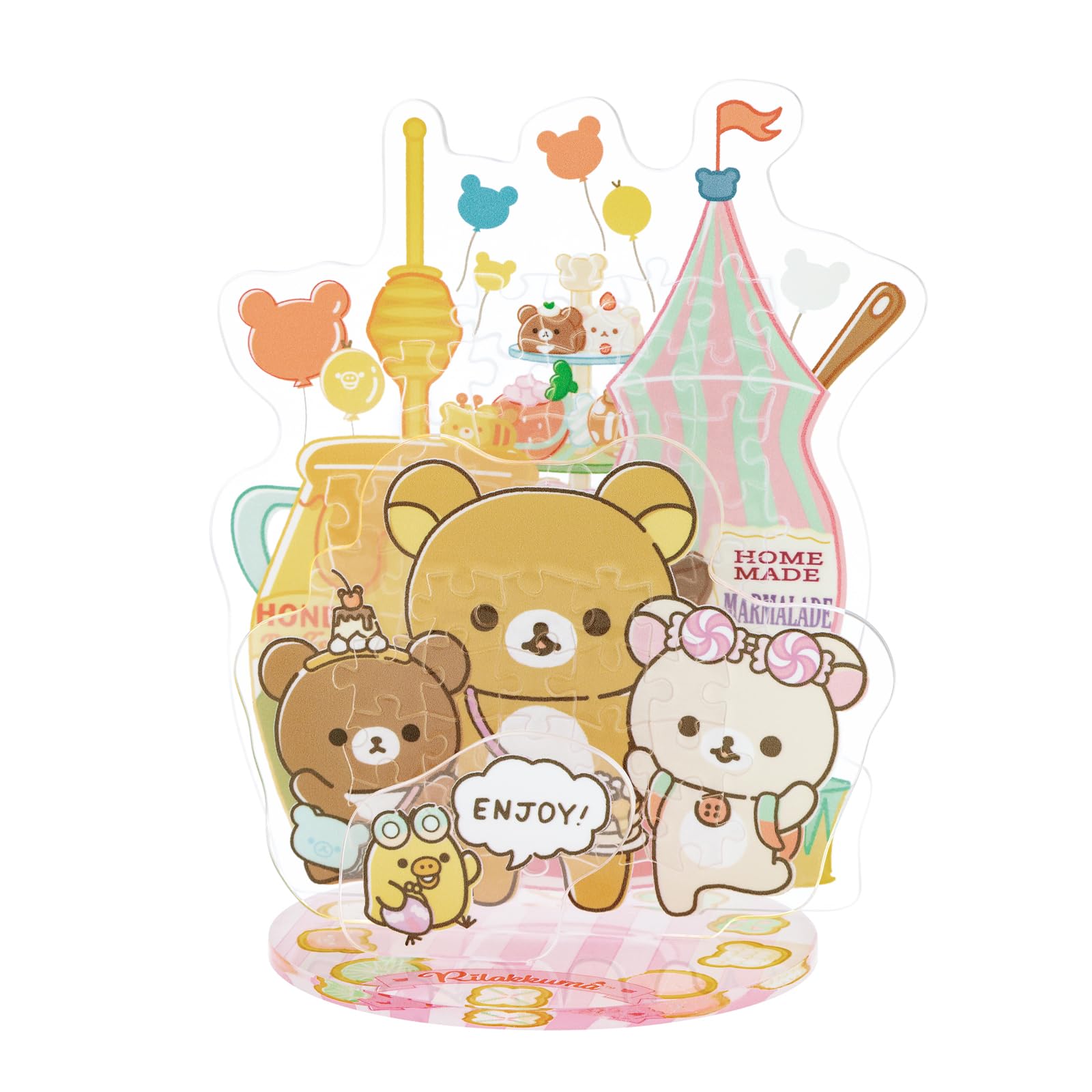 Amazon.co.jp: ビバリー 62ピース リラックマ アクスタポップ